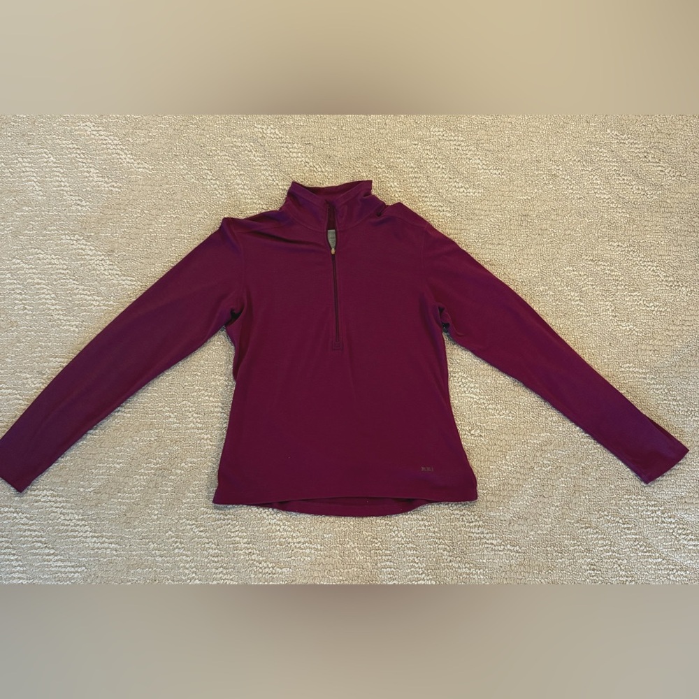 REI Purple Quarter-Zip All Weather Pullover